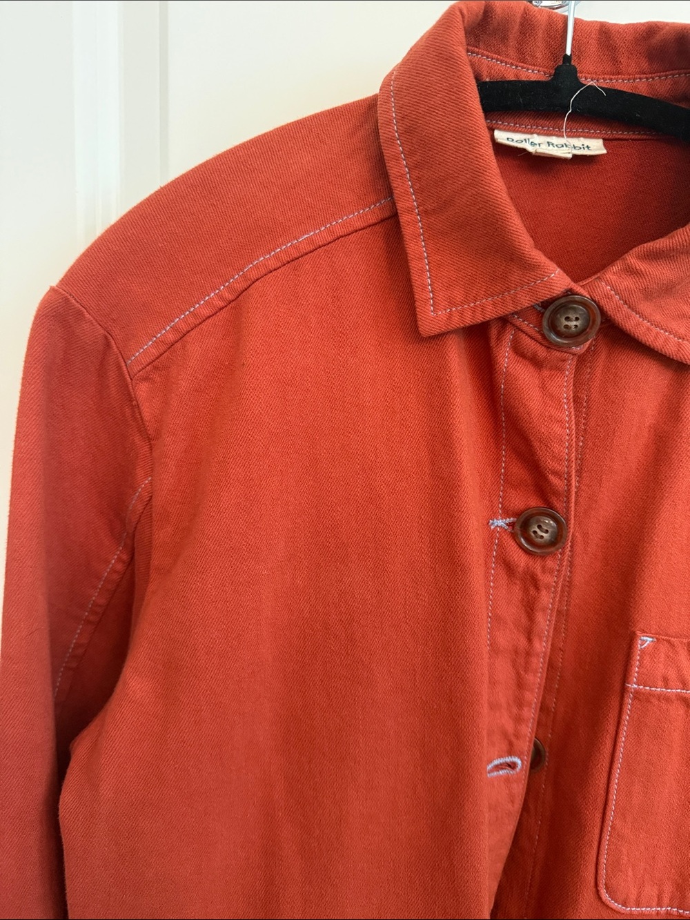 Roller Rabbit Rust Orange Utility Jacket - Picture 3 of 5